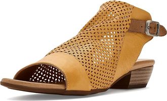 Miz Mooz Cayden Heeled Sandals Womens Sandals Ochre : EU 42 (US Womens 10.5-11) B - Medium, Leather