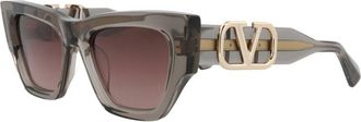 Valentino Womens Vls-166C52 52Mm Sunglasses