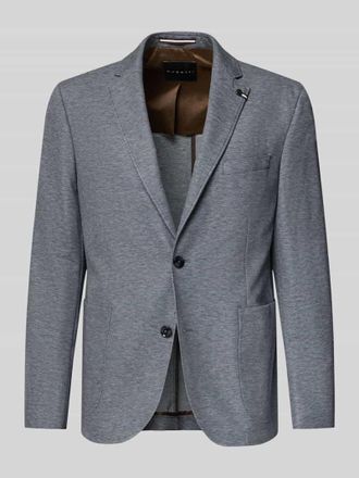 Bugatti Regular Fit 2-Knopf-Sakko mit Reverskragen in Hellblau, Größe 25