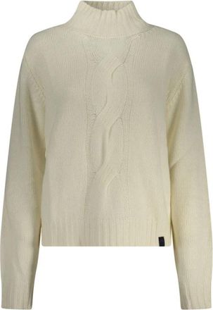 North Sails Ocean Positive High-neck Sweater - Dames - Coltruien - Wit - L - Wol - Truien & Vesten
