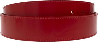 Marni Leren Riem - Dames - Riemen - Rood - 70 CM - Leer - Accessoires