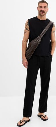 Point Zero Mens Pleated stretch pant Straight fit