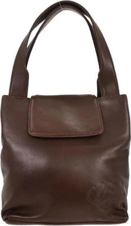 Loewe Pre-owned Leren Handtas - Dames - Vintage Handtas - Bruin - ONE Size - Leer - Vintage