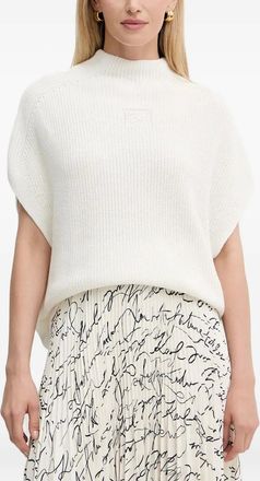 Karl Lagerfeld Maglione in cotone - Bianco