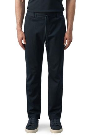 Mango Comfort Stretch Chinos in Navy at Nordstrom, Size 34