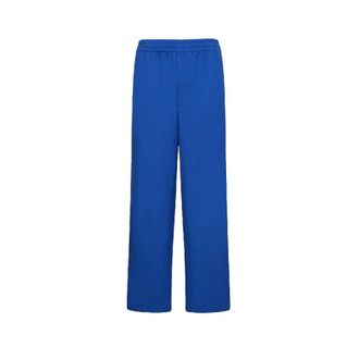 Gucci Stijlvolle Broeken voor Mannen en Vrouwen - Heren - Straight fit broeken - Blauw - L - Wol - Broeken