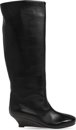 AGL Agl, Schoenen, Dames, Zwart, 41 EU, Leer, Demi Leren Turtleneck Laarzen