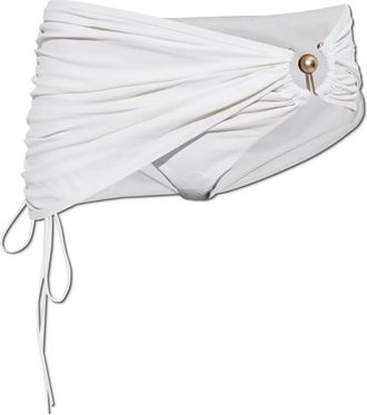 CHRISTOPHER ESBER Orbit Bikini Broekje - Dames - Bikinis - Wit - 2XS - Tweed - Badmode