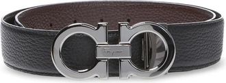 Ferragamo Double Adjus Riem - Heren - Riemen - Zwart - 105 CM - Leer - Accessoires