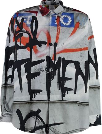 VETEMENTS Printed Cotton Shirt