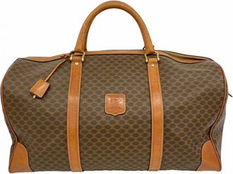 Celine Brown Pvc Boston Bag (Pre-Owned)