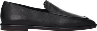 Ferragamo Hombres Mocasines Brian Piel Negro
