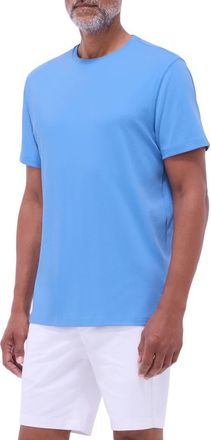 Bugatchi Hank Solid Pima Cotton T-Shirt in Classic Blue at Nordstrom, Size Xx-Large