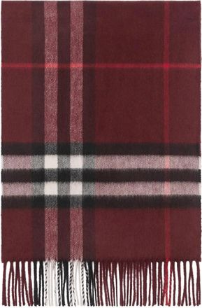Burberry Bordeaux Check Scarf