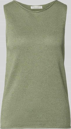 Marc O'Polo Regular Fit Pullunder aus Baumwoll-Leinen-Mix in Hellgruen, Gr&ouml;&szlig;e XXL