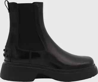 Tod's Stivaletti Chelsea in pelle di vitello liscia con suola in gomma