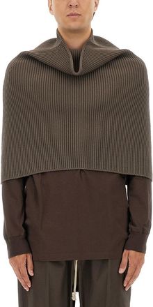 Rick Owens Knitted Cape