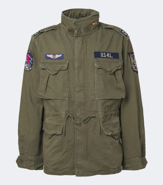 Polo Ralph Lauren Iconic patch-appliqu&eacute; cotton field jacket