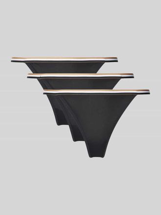 HUGO BOSS String mit elastischem Bund im 3er-Pack in Black, Gr&ouml;&szlig;e M