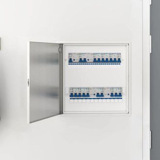vidaXL Panel De Acceso Blanco 50 X 50 Cm Acero Vidaxl
