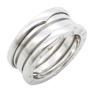 Bulgari Silver White Gold (18K) Band Ring (Pre-Owned)