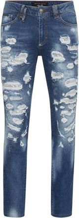Philipp Plein Heren, Jeans, Blauw, Maat: W26 Denim