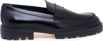 Hogan H673 Loafer - Heren - Loafers - Zwart - 45 EU - Leer - Schoenen