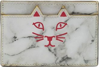 Charlotte Olympia Portacarte con stampa - Grigio