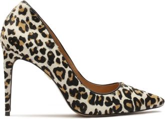 Kazar Stilettohakken met luipaardvlekken. Dit product valt groot uit. - Dames - Pumps - Veelkleurig - 39 EU - Leer - Schoenen
