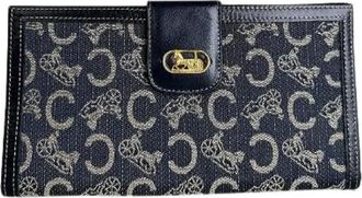 Celine Pre-owned Portafoglio in Tela Monogramma C - - Pre-owned - Donna - Blu - ONE SIZE
