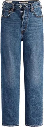 Levi's Valley View Jeans - Dames - Regular Fit Jeans - Blauw - W24 L29 - Katoen - Jeans