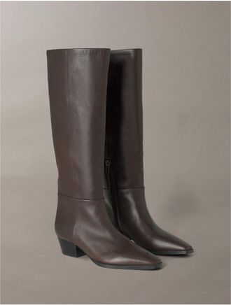Calvin Klein Womens Womens Varcey Boot - Brown - 6.5