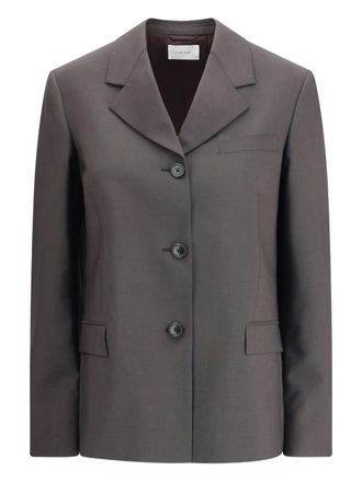 The Row Faelan jack met knoopsluiting - Bruin