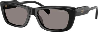 Miu Miu Sunglasses, unisex, Black, Size: 56 MM MU B12S Sunglasses