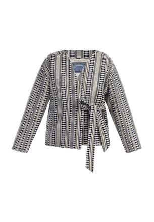 Dreimaster Dreimaster Wikkeljas Dames Donker marineblauw gebroken wit