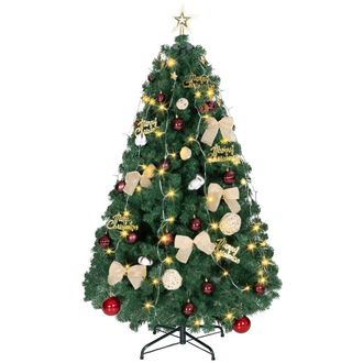 HOMCOM &Aacute;rbol de navidad 90x90x150 cm verde