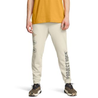 Under Armour Joggingbroek voor heren met Project Rock-print (Bruin)