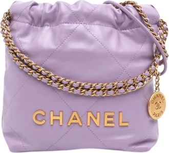 Chanel Pre-owned Vintage Quilted Satchel - Pre-owned - Mujer - P&uacute;rpura - ONE SIZE
