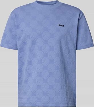HUGO BOSS Regular Fit T-Shirt aus Baumwoll-Mix Modell TS_MEMBER in Blau, Gr&ouml;&szlig;e XXXL