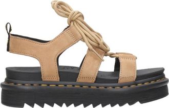 Dr. Martens Nartilla Gladiator Sandal - Dames - Sandalen - Beige - 41 EU - Leer - Schoenen