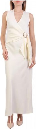 Marella Titano Dress - Dames - Maxi kleedjes - Beige - M - Kleedjes