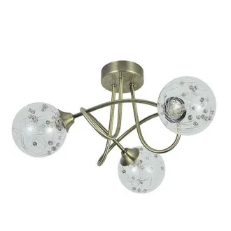 Fabrilamp Lampada Rio De Janeiro 3xg9 Pelle 21x37x37 Cm