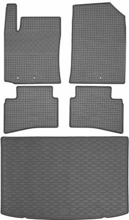 OEM Kia Stonic Crossover De Octubre De 2017. Juego De Alfombrillas De Goma Para Coche Y Alfombrilla Para Maletero