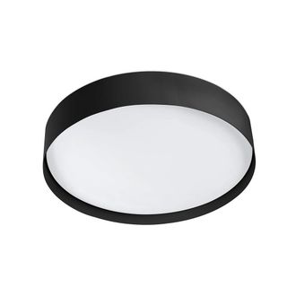 Faro Barcelona Plaf&oacute;n De Techo Negra Vuk 64188n