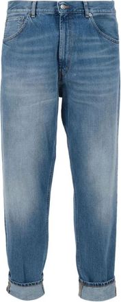 Dondup Paco Jeans - Heren - Loose Fit Jeans - Blauw - W35 - Katoen - Jeans