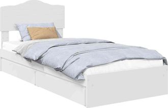 vidaXL Cama Con Almacenamiento 90 X 190 Cm Madera De Ingenier&iacute;a Vidaxl