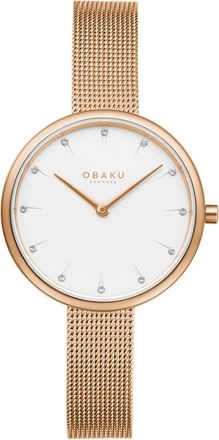 Obaku Womens Classic White Dial Watch