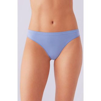 b.tempt'd by Wacoal Comfort Intended Daywear Thong in Country Blue at Nordstrom, Size X-Large
