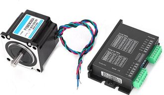 OEM Motor Paso A Paso Nema 23 Con Controlador, 24v/3a 1500 Rpm, Bif&aacute;sico Fy56em300a + Fyqm404a Motor Paso A Paso Con Controlador 1 Nm 1,8&deg; 56 Motor Paso A