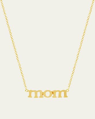 Jennifer Meyer 18k Mom Pendant Necklace